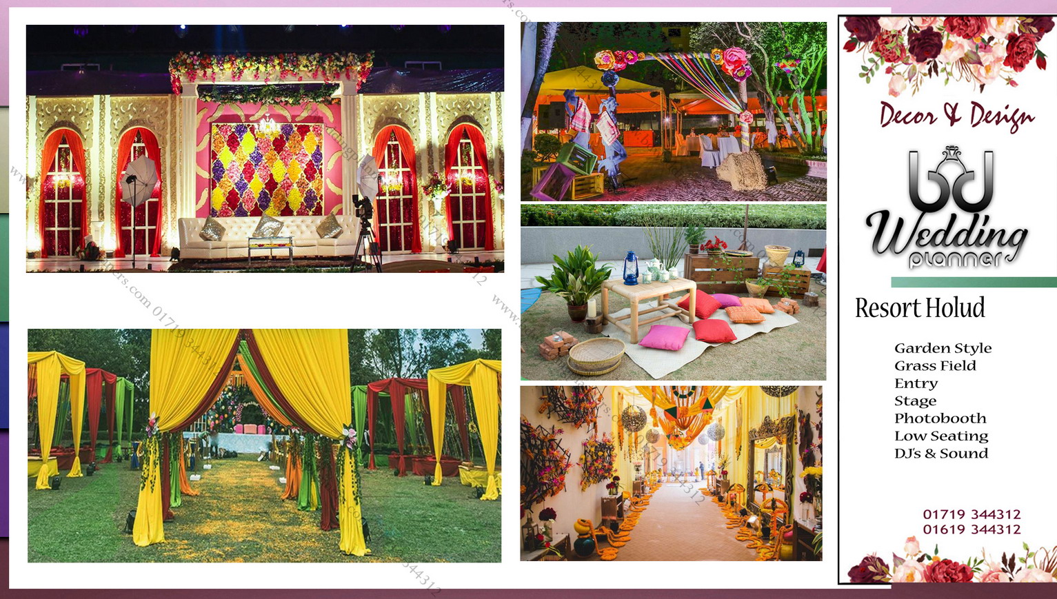 Holud Stage Decor Bd Event Management Wedding Planners