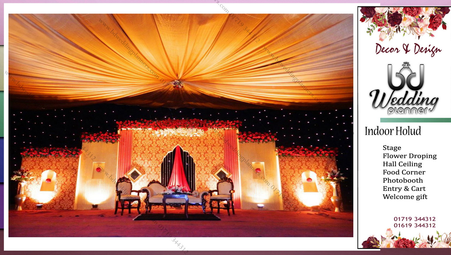 Holud Stage Decor Bd Event Management Wedding Planners