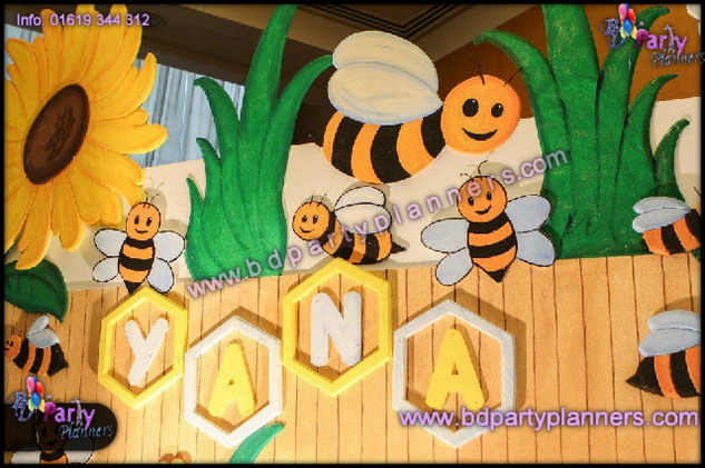 Honey Bee Birthday Party Decor Theme